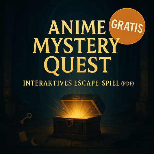 Anime Mystery Quest – Interaktives Escape-Spiel (Gratis E-Book / PDF Download)