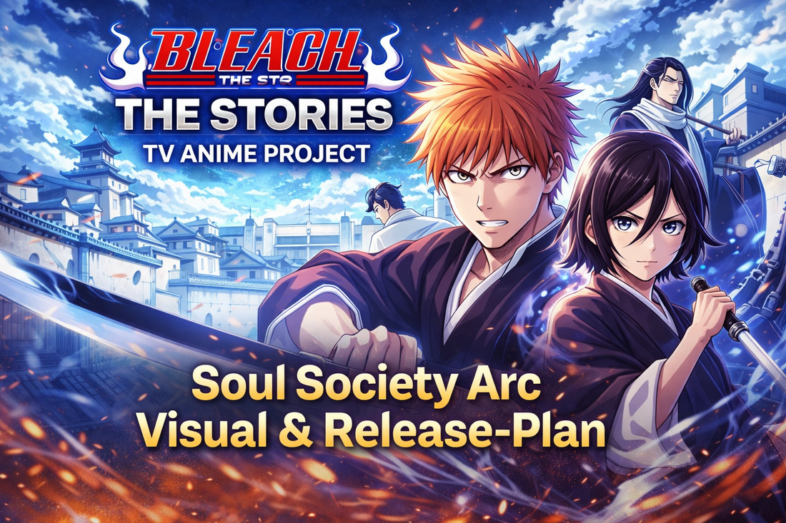 BLEACH „THE STORIES“ TV Anime Project enthüllt neues Soul Society Arc Visual + Release-Plan