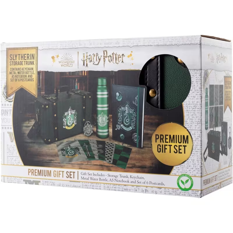 Harry Potter Slytherin Premium Geschenkset „Colourful Crest“ – Geschenkbox Slytherin