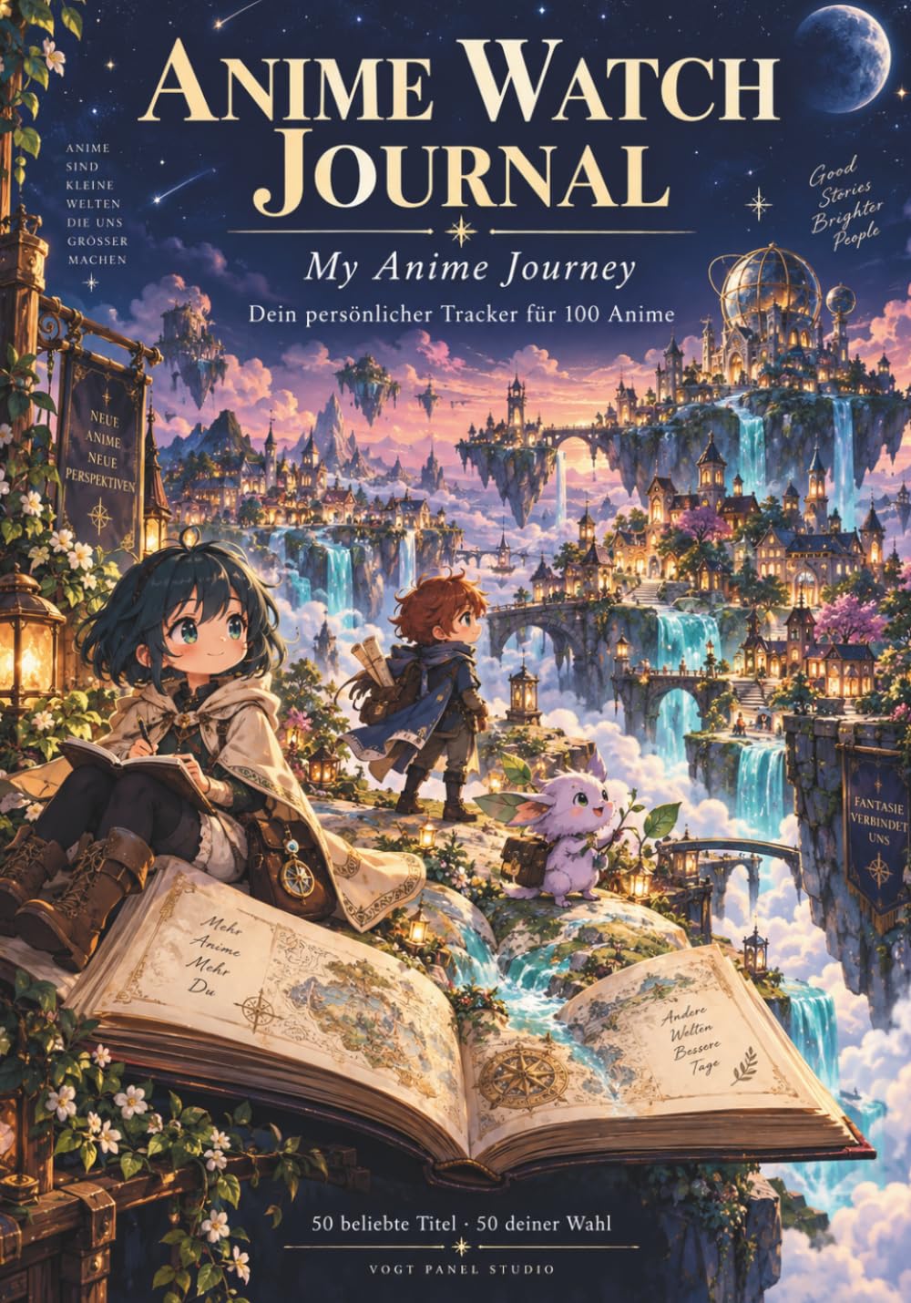 Anime Watch Journal: My Anime Journey – Dein Anime Tagebuch zum Tracken, Bewerten und Erinnern