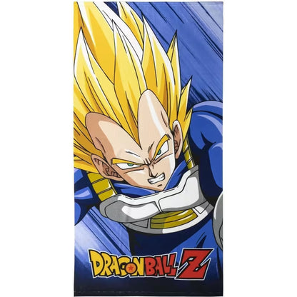 Dragon Ball - Vegeta Badetuch 70×140 cm – Stylisches Anime Handtuch