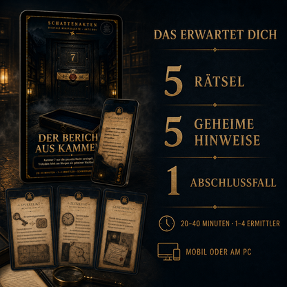 Schattenakten – Digitale Minifallakte 001