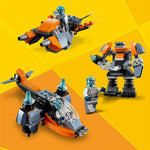 LEGO 31111 - LEGO Creator - 3-in-1 Cyber-Drohne / Cyber-Mech / Hoverbike