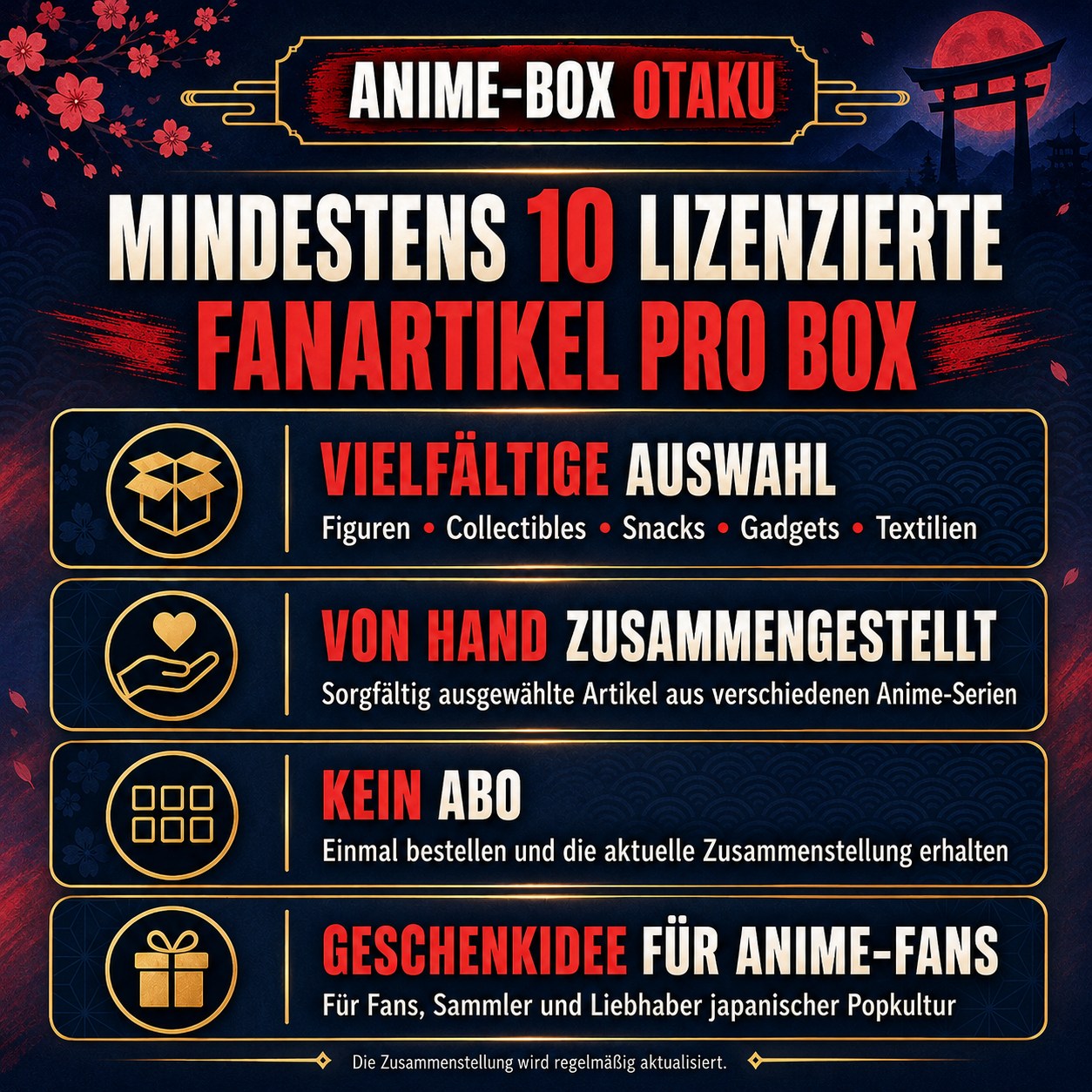 [Merch-Box] Anime Box / Die Box für Anime-Liebhaber