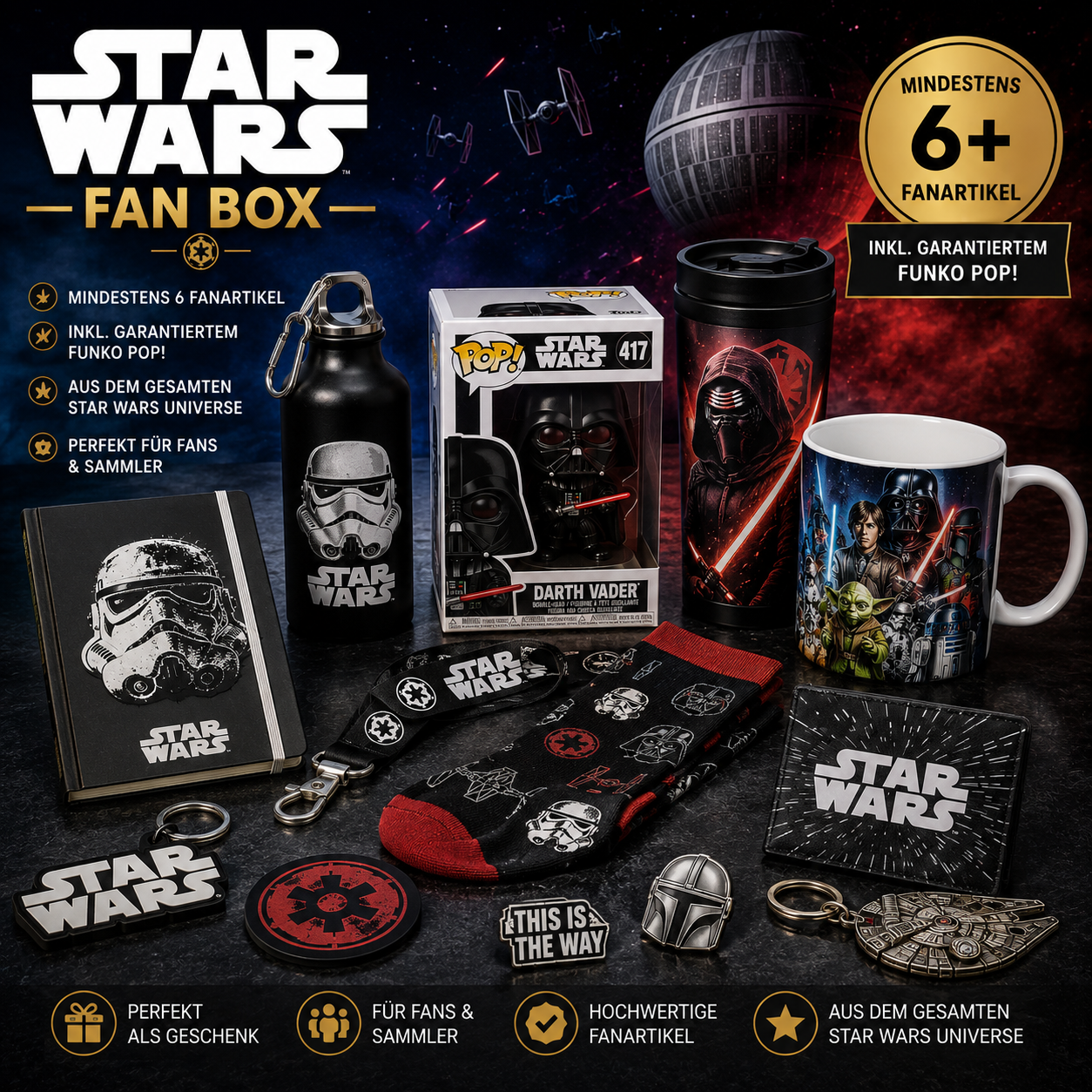 Star Wars Fan Box – Deine Reise in eine weit, weit entfernte Galaxis!