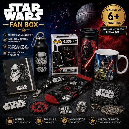 Star Wars Fan Box – Deine Reise in eine weit, weit entfernte Galaxis!