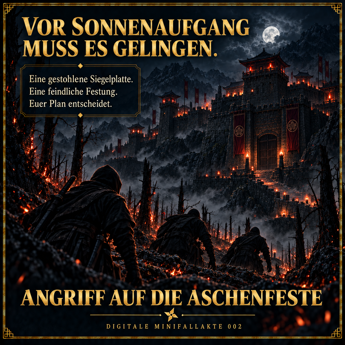 [Nebelfallakten] Schattenakten 002 – Angriff auf die Aschenfeste | Digitales Rätselspiel (PDF)