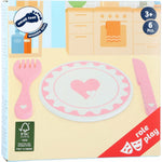 Teller und Besteck-Set / Kinderküchen Zubehör