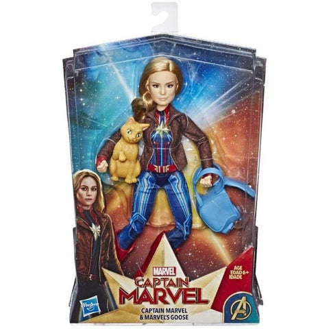 Marvel - Captain Marvel mit Begleiter Actionfigur