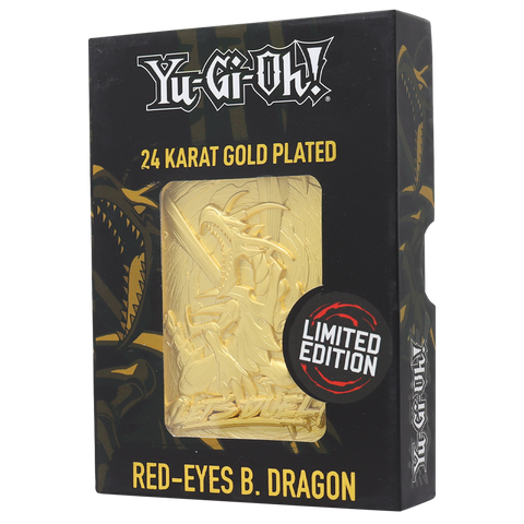 Yu-Gi-Oh! [Limited Edition] - 24K Gold / Red-Eyes B. Dragon
