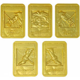 Yu-Gi-Oh! [Limited Edition] - Exodia The Forbidden One / 24K Gold Set (vergoldet)